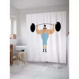 Шторка-занавеска для ванной JOYARTY