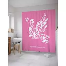 Шторка-занавеска для ванной JOYARTY