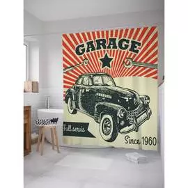 Шторка-занавеска для ванной JOYARTY