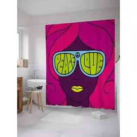 Шторка-занавеска для ванной JOYARTY