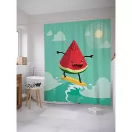 Шторка-занавеска для ванной JOYARTY