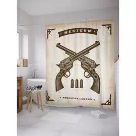 Шторка-занавеска для ванной JOYARTY