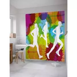 Шторка-занавеска для ванной JOYARTY