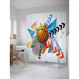 Шторка-занавеска для ванной JOYARTY