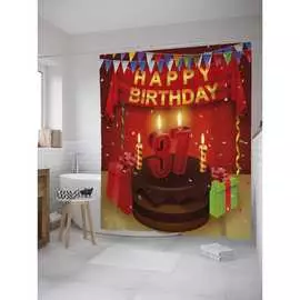 Шторка-занавеска для ванной JOYARTY