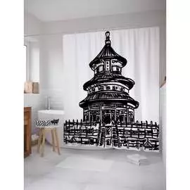 Шторка-занавеска для ванной JOYARTY