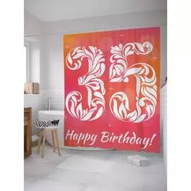 Шторка-занавеска для ванной JOYARTY