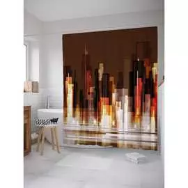 Шторка-занавеска для ванной JOYARTY