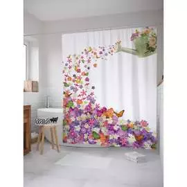 Шторка-занавеска для ванной JOYARTY