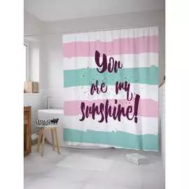 Шторка-занавеска для ванной JOYARTY