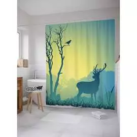 Шторка-занавеска для ванной JOYARTY