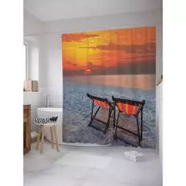 Шторка-занавеска для ванной JOYARTY