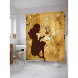 Шторка-занавеска для ванной JOYARTY