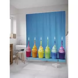 Шторка-занавеска для ванной JOYARTY