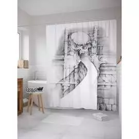 Шторка-занавеска для ванной JOYARTY