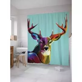 Шторка-занавеска для ванной JOYARTY