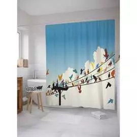 Шторка-занавеска для ванной JOYARTY