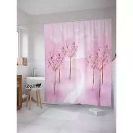 Шторка-занавеска для ванной JOYARTY