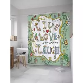 Шторка-занавеска для ванной JOYARTY