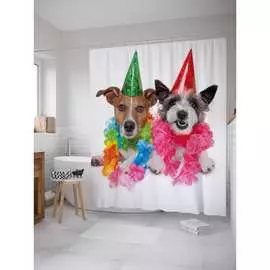 Шторка-занавеска для ванной JOYARTY