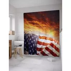 Шторка-занавеска для ванной JOYARTY