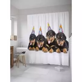 Шторка-занавеска для ванной JOYARTY