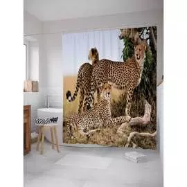 Шторка-занавеска для ванной JOYARTY