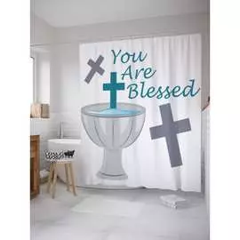 Шторка-занавеска для ванной JOYARTY