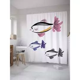 Шторка-занавеска для ванной JOYARTY