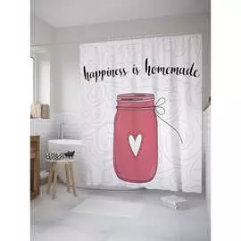 Шторка-занавеска для ванной JOYARTY