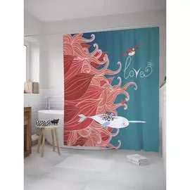 Шторка-занавеска для ванной JOYARTY