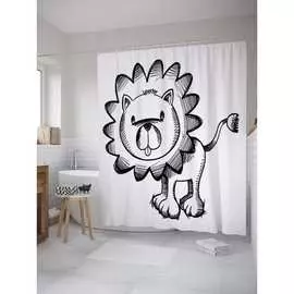 Шторка-занавеска для ванной JOYARTY