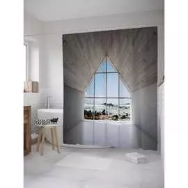 Шторка-занавеска для ванной JOYARTY