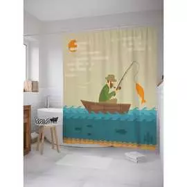 Шторка-занавеска для ванной JOYARTY