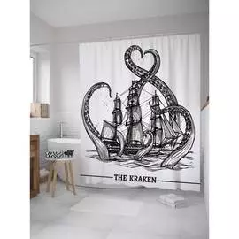 Шторка-занавеска для ванной JOYARTY