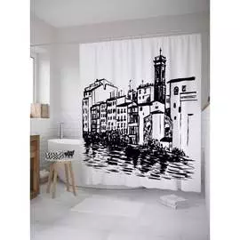 Шторка-занавеска для ванной JOYARTY