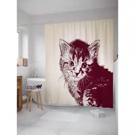 Шторка-занавеска для ванной JOYARTY