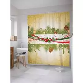 Шторка-занавеска для ванной JOYARTY