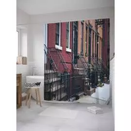 Шторка-занавеска для ванной JOYARTY