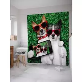 Шторка-занавеска для ванной JOYARTY