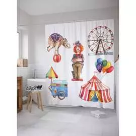 Шторка-занавеска для ванной JOYARTY