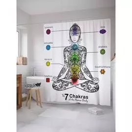 Шторка-занавеска для ванной JOYARTY