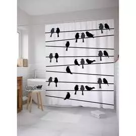 Шторка-занавеска для ванной JOYARTY