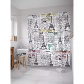 Шторка-занавеска для ванной JOYARTY