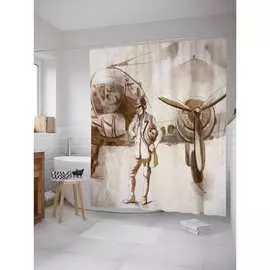 Шторка-занавеска для ванной JOYARTY