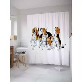 Шторка-занавеска для ванной JOYARTY