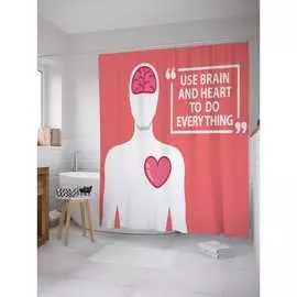 Шторка-занавеска для ванной JOYARTY