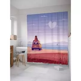 Шторка-занавеска для ванной JOYARTY