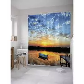 Шторка-занавеска для ванной JOYARTY