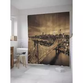 Шторка-занавеска для ванной JOYARTY